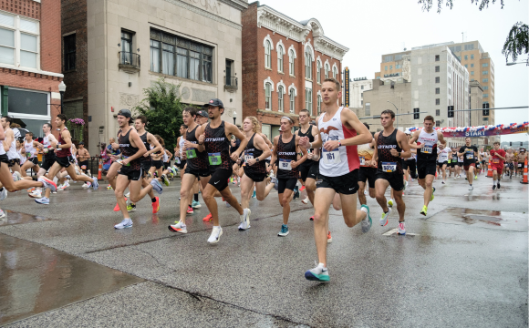 people running