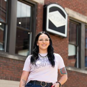 image of tricia collins outside of Polished