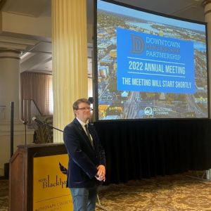 Kyle Carter presenting at DDP 2022 Annual Meeting