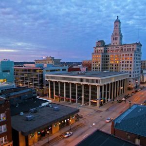 Downtown Davenport skyline