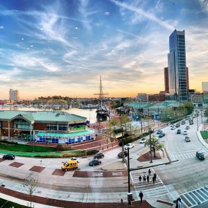 Downtown Baltimore skyline