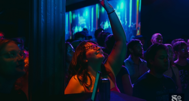 Woman Dancing in Redstone Room