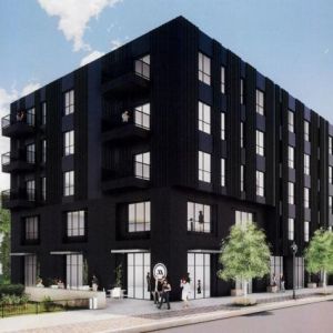 Conceptual design created by Slingshot Architecture and Merge Urban Development submitted to the city of Davenport