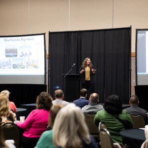 Clutch Consulting presents at the Regional Momentum Building event