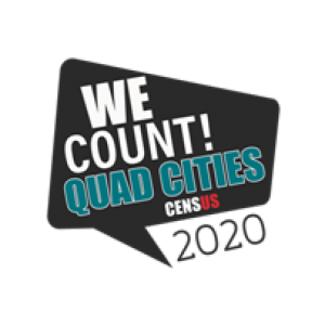image of we count quad cities logo