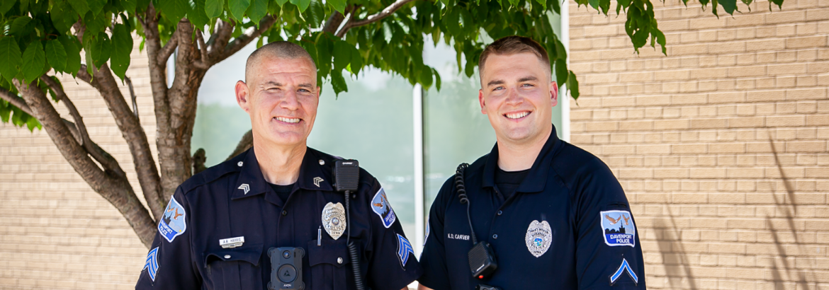 Downtown Davenport Police Officers