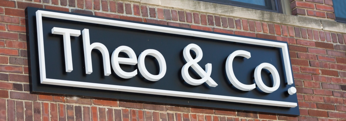 theo and co outdoor sign
